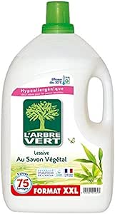 L Arbre Vert Lessive Liquide Au Savon Vegetal Hypoallergenique 75 Lavages 5 L Amazon Fr Hygiasne Et Soins Du Corps