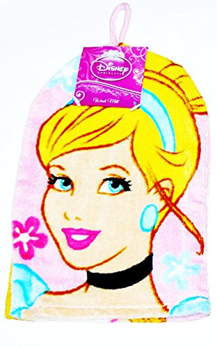 Disney Baby Wash Mitt Mitten 100% Cotton (Princess)