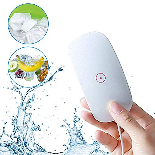 leegoal Mini Ultrasonic Vibration Washing Machine,Smart Portable Washing Machine USB High Frequency Traveling Cleaner for Business Trip Clothes Fruit Jewelry Glasses Vegetables