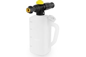 DERASL 1L Snow Foam Lance for Karcher - Adjustable Nozzle Foam Cannon with Shampoo Measuring Cup, Compatible with Karcher K2, K3, K4, K5, K6, K7