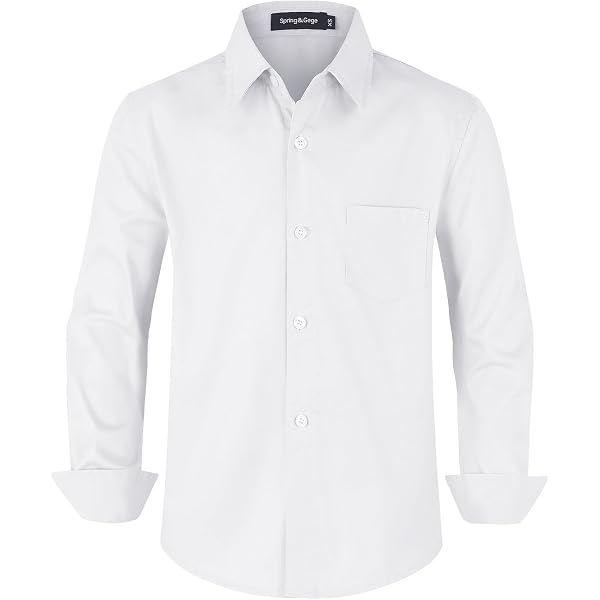 Confezione da 2 magliette a maniche corte per uniforme scolastica, colore bianco e blu, età 2-18 anni