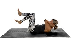 Cannons UK 8 x Esterilla Puzzle para Suelos de Gimnasio y Fitness Certificado para Máquinas de Deporte, con Reverso Antideslizante, Certificacion Libre De Toxicos