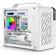 iDEALS PORTABLE MICRO BUDGET GAMING OR WORKSTATION DESKTOP PC WHITE : Corei7 PROCESSOR | GPU (OPTION)| 16GB RAM | 1TB NVME/SSD | Windows 10 | WIFI BT READY (CORE I7 + GTX 1070 8GB GRAPHICS)