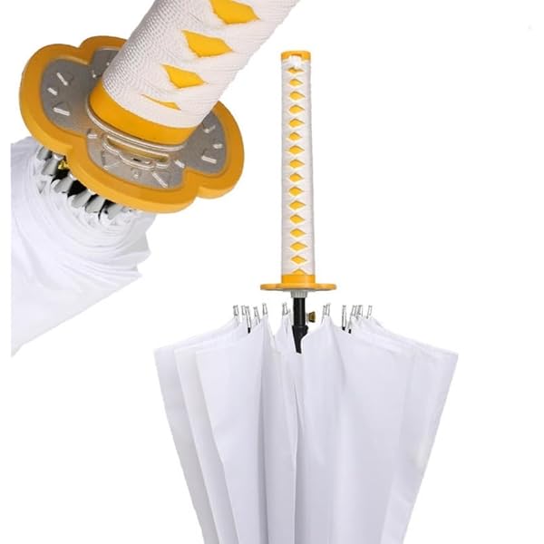 Ombrello Demon Slayer Katana - Apertura Automatica, Design Sanemi Shinazugawa, Per Cosplay E Pioggia
