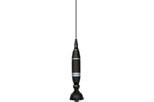 Sirio Antenne Omega 27, Antenna Cb Veicolare, Frequenza 27-28.5Mhz, Base "Ne", Potenza Massima 150W Short Time, Stilo Inox Nero, Inclinabile 180°, Altezza 0,945Mt, Cavo 4Mt in Dotazione