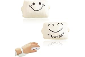 COYUN 2 Pcs Ergonomische Maus-Handgelenkauflage, Mouse Wrist Rest, Tastatur Handauflage, Plüsch-Flanell&Seide Gefülltes Kissen, Weiche Handgelenkstütze Für Laptop, Computer, Schreibtisch, Bürobedarf
