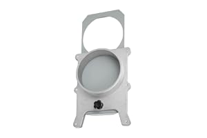 POWERTEC 70135 V 4 tum aluminium blast grind för dammuppsamlare, dammuppsamlingsbeslag