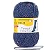 Produktbild REGIA 4-fädig Tweed 9801271-00052 jeans tweed Handstrickgarn, Sockengarn, 50g Knäuel