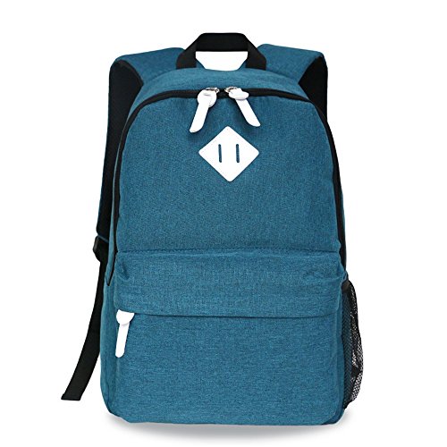 Evay Lightweight School Bag Nylon Leisure Backpack for Youth Teenager