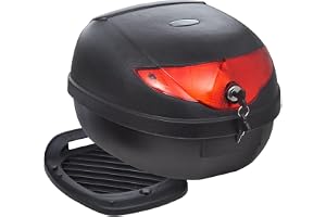 vidaXL Toppbox för motorcykel, 36 L, rymmer 1 MC-hjälm