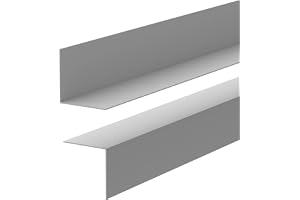 Quest golvlist hård PVC L-form 30x30 mm fuktbeständig – grå, 200 cm