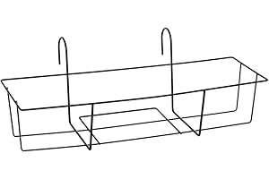 ‎DEHNER Dehner Blumenkastenhalter Trixie, ca. 65 x 31 x 24 cm, Metall, schwarz