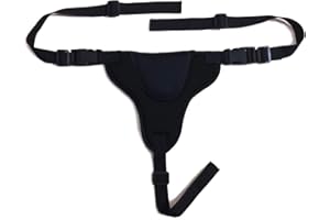 ZARPMA Cintura di Sicurezza per Bambini con Cuscinetto di Protezione Imbracatura di Sicurezza a 3 Punti per Seggiolone ANTILOP (Nero)