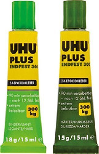 Preisvergleich Produktbild UHU Plus Endfest 300 45640, 2 Komponenten, 33 g