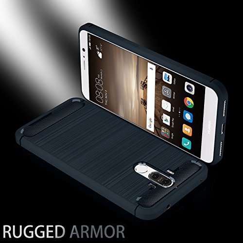 Ivso - Funda protectora para Huawei Mate 9  carcasa de silicona azul turquesa