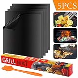 Perfecto para pollo, alitas, costillas, hamburguesas, filetes, pescado, camarones, frutas, verduras, desayuno, tocino y huevos. incluso pizza. Perfect Grill Mate, que incluye Char-Broil, Weber, porcelana, carbón e incluso parrillas de infrarrojos.