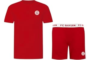 FC Bayern München I Schlafanzug kurz I Kinder I Rot
