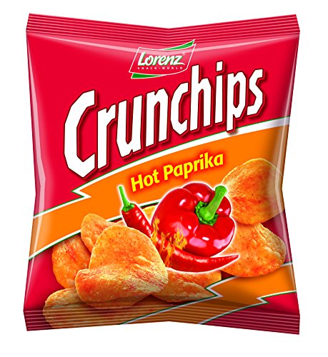 Lorenz Snack World Crunchips Hot Paprika, 20er Pack (20 x 25 g) Lorenz Snack World Crunchips Hot Paprika, 20er Pack (20 x 25 g)