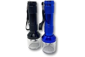 EKNA Elektrische Grinder - Elektronische Aluminium Grinder - Satz Von 2 (Schwarz+Blau)