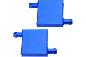 BXQINLENX Aluminum Water Cooling Block for CPU Radiator Heatsink 40x 40mm(2P)