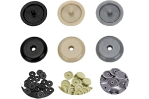 Naisfei 30 Pack Black Seat Belt Lock Clips - Car Seat Belt Button Stopper, No Tools Snap-On Buckle Holder to Prevent Sliding, Adjustable Retainer Fastener | As Seen on TV Auto Safety Accessory