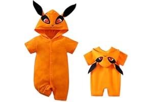 IURNXB Nouvelle-Né Combinaison à Capuche Collants Imprimé Design Renard Bébé Vêtements Stylish