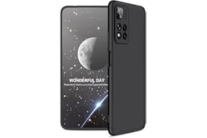 SEAHAI Funda para Xiaomi Redmi Note 11S 5G / Xiaomi Poco M4 Pro 5G, Ultradelgado Prima Duro PC Mate Terminar Anti-rasguños Estuche, Sedoso Aterciopelado Tocar Sentimiento Carcasa - Negro