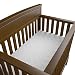 Baby Works Quilted and Fitted Bamboo Crib Mattress Protector (White)