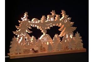 SchwibboLa Original Ore Mountains S50-1_52 Candle Arch 50 x 31 cm