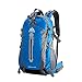 Produktbild Outdoor-Bergsteigen-Rucksack, Mehrzweck-Unisex-Freizeit-Reisetasche Wasserdichte Sport-Schulter-Rucksack, Verschleißfeste Atmungsaktive 50L Große Kapazität Rucksack, Schultasche (blau)