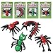Produktbild TE-Trend 4 Stück Insekten Spinne Käfer Skorpion Glibber Softkunststoff 8 bis 15 cm groß Party Mitgebsel