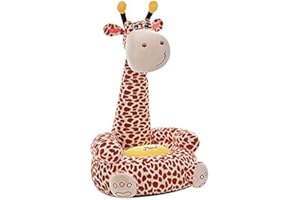 Kailya Kids Sofa Seat Children's Chair Armchair Animal Sofa seat (giraffe)
