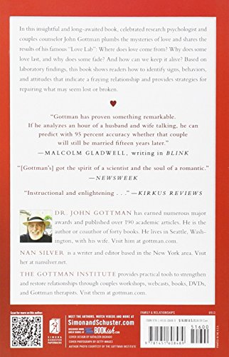 What Makes Love Last?: How to Build Trust and Avoid Betrayal.