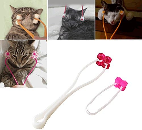 Himanjie Cat Massage Roller Face Massager Thin Face Massager Feet Legs Relief Grooming Tool (4.72''x1.30')
