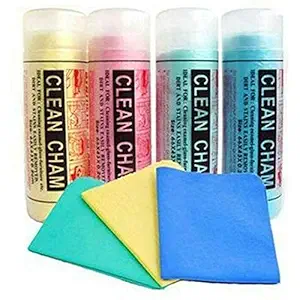 Kingsway Micro Fiber Car Wash Chamois Towel, Premium Synthetic Auto Cleaning Drying Cloth (43 X 32 X 0.2 cm)