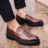 LOVDRAM Zapatos para Hombres Estilista del Cabello Aumento De 3 Cm Zapatos...