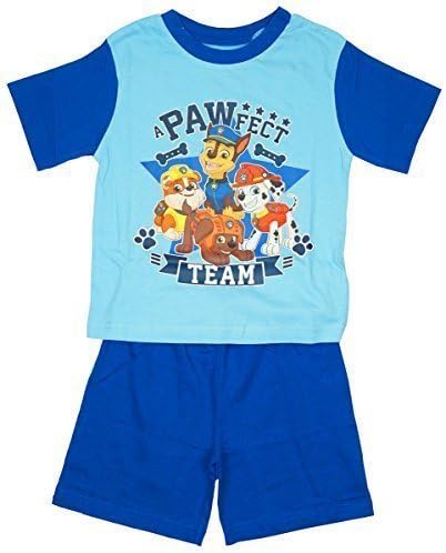 Boys Paw Patrol Pawfect Team Puppy Dog Shorty Pyjamas sizes from 12 Months to 4 Years