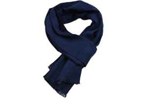 FAIRYGATE Mens Scarves Classic Cashmere Warm Long Winter Solid Business Scarf