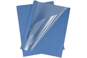 ‎RAYSON RAYSON Thermobindemappen, 55 Blatt, 6 mm, A4, Blau, Packung mit 25 Stück
