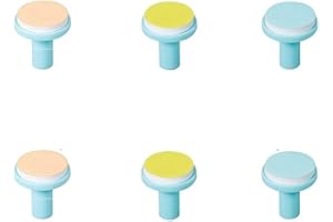 Replacement Pads for Electric Baby Nail Trimmer - Jaybva 6PCS Replacement Grinding Heads Polish Disc for Standard Nail File Clippers and Cutter Kit Blue