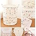 ALLTOP Premium Cartoon Foldable Cotton Line Laundry Basket Folding Children Toys Organiser Storage Basket Clothes Holder with Lids, Bohemia Pattern