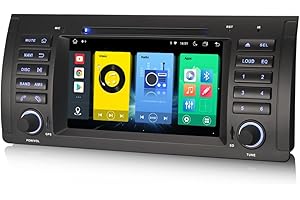 ERISIN 8-rdzeniowe radio samochodowe z systemem Android 11 do BMW E53 E39 X5 M5 obsługuje nawigację GPS Carplay Android Auto DSP Bluetooth A2DP DVB-T/T2 WiFi DAB+ 4 GB RAM + 64 GB ROM