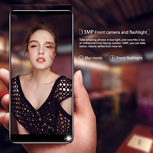 OUKITEL Mix 2 Smartphone 4G Android 7.0 (Helio P25 OctaÂ Core 2.39GHz, 5.99â€ FHD+ LTPS 18:9 Schermo, 6GB RAM 64GB ROM, 21MP+2MP+13MP Camera, Fingerprint ID, Dual SIM, 4080mAh Batteria, OTG, OTA) Blu