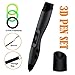 Produktbild 3D Stift, Kozy Life 3D Druckstift 3D Pen Set mit LCD-Bildschirm, 3 Schleifen Filament, Stifttasche und Schaufelwerkzeug