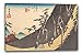 Produktbild Printed Paintings Leinwand (80x60cm): Utagawa Hiroshige - Nissaka, Sayo Nakayama