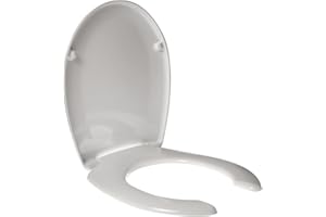 IDROTOP Copriwater per UNIVERSALE DISABILE TERMOINDURENTE BIANCO cerniera inox