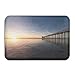 Produktbild Pengyong Cross-sea Bridge Outdoor Teppich Gummimatte Einstieg vorne Fußmatten Veranda Garage groß Flow Rutschfest Standard Teppich Home 60 x 40 cm