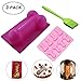 Produktbild Lustige Backform,Simuer 2PCS Silikon Funny Kuchen Formen Schokolade Puddingform Maker Mould DIY Cube Kuchenform Backformen Werkzeug w/Pastry Brush