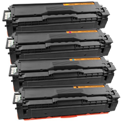 PlatinumSerie® 4 Toner-Kartuschen XXL kompatibel für Samsung CLT-504S CLP-415 NW N CLX-4195 N FN FW Xpress C 1810 W C 1860 FW - 2