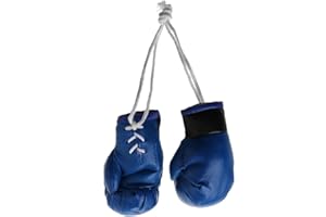 VVXXMO Mini gants de boxe avec pendentif noir/bleu/rose/rose/blanc/rouge, 10 x 6 cm.